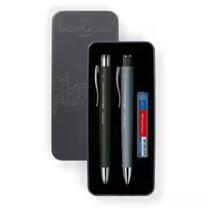 Kit Poly Ball Lapiseira 0.7 Caneta E Grafite Na Lata F.cast