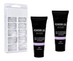 Kit Polygel 100Un Molde F1 + 2 Polygel