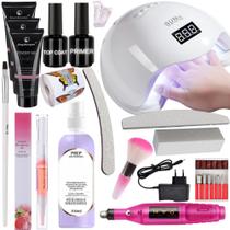 kit polygel completo com cabine e lixadeira - Kalon Nails