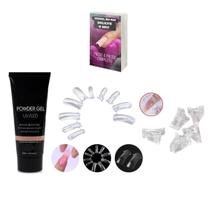 Kit Polygel Poligel Reposição Molde F1 Presilhas