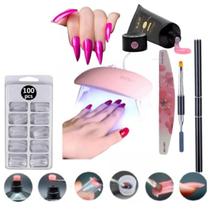 Kit Polygel Unha Cabine Molde F1 Poligel Alongamento