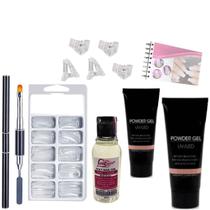 Kit Polygel Unha Em Gel Polygel Completo Monomer Liquido