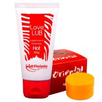 Kit Pomada Oriental e Lubrificante Love Lub Hot - La Pimenta