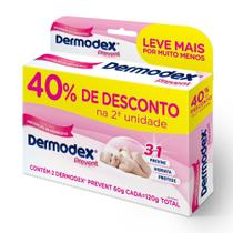 Kit Pomada para Prevenção de Assaduras Dermodex Prevent 2 Unidades de 60g 40% na 2ª Unidade