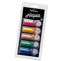 Kit Pompoarismo com 5 Cones Hot Flowers para Pompoar Pesos Variados Kit Pompoarismo com 5 Cones Hot Flowers para Pompoar Pesos Variados