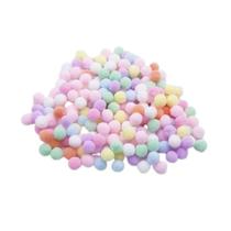 Kit pompom macio 100un candy color tom pastel tamanhos variados a escolher