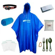Kit Poncho Iguazu + Cal + Talher Verde + Toalha + Acessórios