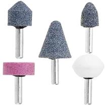 Kit Ponta Montada Lixa Furadeira Parafusadeira Para Micro Retifica Compativel Bosch Dremel 5 Pecas