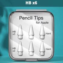 Kit Pontas para Pencil HB x6 Reposição Compatível