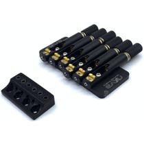 Kit Ponte guitarra headless + headpiece 6 cordas preto Nova