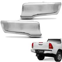 Kit Ponteira de Parachoque Traseira Hilux 2016 a 2025 Direito Esquerdo Bepo