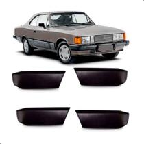 Kit Ponteira Parachoque Opala 85 86 87 88 89 90 Preto