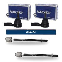 Kit Ponteira Terminal Direção + Barra Axial Cobalt Onix Prisma Sonic Spin Nakata Kit Ponteira Terminal Direção + Barra Axial Cobalt Onix Prisma Sonic Spin Nakata