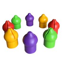 Kit Ponteiras Cônicas para Haste de Cama Elástica ChicoPlay 8 Unidades