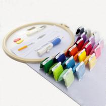 Kit Ponto Cruz Agulha Croche e Acessórios Art Mak