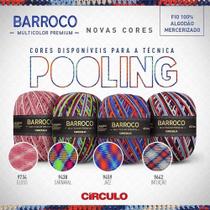 Kit Pooling com Barbante Barroco Multicolor Premium 400g - 4 Cores