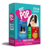 Kit Pop Pet Clean Shampoo, Condicionador e Perfume