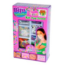 Kit Pop Trend Bijuterias Infantil Biju Collection DM Toys