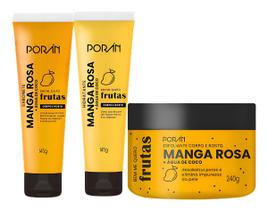 Kit Poran Bem Me Quero Manga Rosa E Agua De Coco 3 Itens