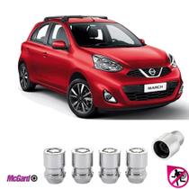 Kit Porca Antifurto Roda Nissan March 2012 A 2020 Original