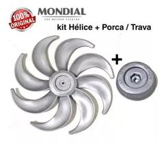 Kit Porca + Hélice Ventilador Mondial Turbo Force 40cm 8 Pás Kit Porca + Hélice Ventilador Mondial Turbo Force 40cm 8 Pás