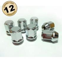 Kit Porca Roda Cromada Corcel Belina Del Rey Pampa 12 Peças