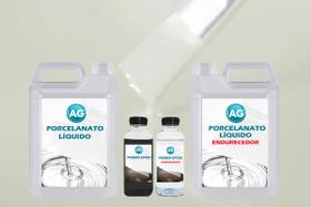 Kit Porcelanato Líquido Creme AG - RAL9001 por M² - Resinas ag