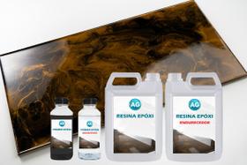Kit Porcelanato Líquido Metálico Bronze Flamejante / Preto Jato AG por M² Kit Porcelanato Líquido Metálico Bronze Flamejante / Preto Jato AG por M²