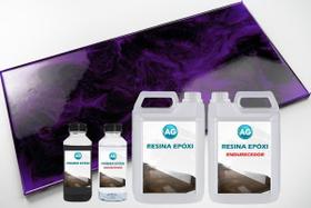 Kit Porcelanato Líquido Metálico Verde Bahia / Preto Jato Ag Kit Porcelanato Líquido Metálico Verde Bahia / Preto Jato Ag