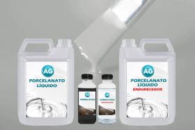 Kit Porcelanato Líquido + Primer Por M - Concreto e Madeira