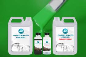 Kit Porcelanato Líquido Verde Puro AG - RAL6037 por M² - Resinas ag