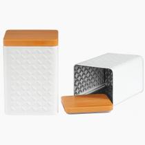 Kit Porta Açúcar E Café 2 Potes Organizadores Para Cozinha Kit Porta Açúcar E Café 2 Potes Organizadores Para Cozinha