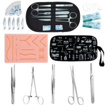 Kit Porta Agulha Tesoura Pinça Dente Rato