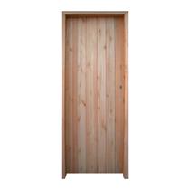 Kit Porta Calha Eucalipto 80 X 2.10 Batente Ecológico 9cm Lado Esquerdo - Rodam