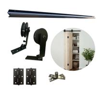 Kit Porta Camarão 0,80x2,10m Primer Branco + Kit Basic Camarão Preto