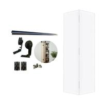 Kit Porta Camarão 0,90x2,10m Primer Branco + Kit Basic Camarão Preto