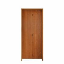 Kit Porta Camarão de Madeira Padrão Imbuia 82 X 2.10 Batente 14 cm Sem Trinco Lado Direito Hale