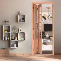 Kit Porta Camarão Quadriculada em Eucalipto e Abertura , 213cm X 84cm X 12cm Abertura Direita Kit Porta Camarão Quadriculada em Eucalipto e Abertura , 213cm X 84cm X 12cm Abertura Direita