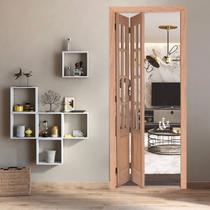 Kit Porta Camarão Quadriculada em Eucalipto e Abertura Direita, 213cm X 84cm X 12cm Kit Porta Camarão Quadriculada em Eucalipto e Abertura Direita, 213cm X 84cm X 12cm