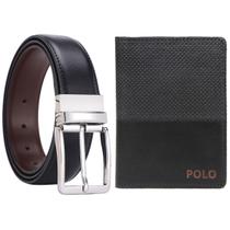 Kit Porta Cartão Couro Legítimo Kartmen Polo + Cinto Masculino Dupla Face 120cm Ajustável Kit Porta Cartão Couro Legítimo Kartmen Polo + Cinto Masculino Dupla Face 120cm Ajustável
