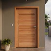 Kit Porta Completa BBB 80x210cm em Madeira Maciça Angelim Uniqdoor Kit Porta Completa BBB 80x210cm em Madeira Maciça Angelim Uniqdoor
