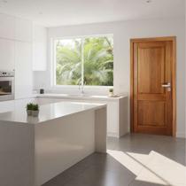 Kit Porta Completa Viena 80x210cm em Madeira Maciça Tauari Uniqdoor