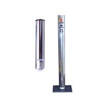 Kit Porta Copo Descartável Café 50ml + Lixeira Inox Coletor