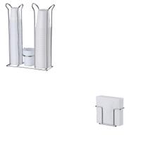 Kit Porta Copos De Café E Água Mexedor + Porta Guardanapos