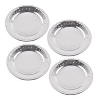 Kit Porta Copos Mesa Descanso Aço Inox Bartender 11Cm Kit Porta Copos Mesa Descanso Aço Inox Bartender 11Cm