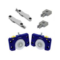 Kit Porta Correr Jp 360 Para Armários Roldana 40mm Com Rolamento Kit Porta Correr Jp 360 Para Armários Roldana 40mm Com Rolamento