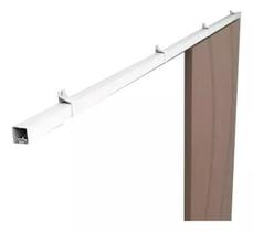 Kit Porta de Correr até 1m Branco Roldana Concava 4 Rodas