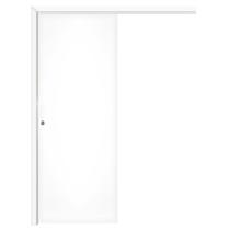 Kit Porta de Correr Interna Pinhal 20 a 25 cm, Branco UV Acabado, 213 x 95 cm