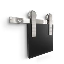Kit Porta de Correr KI-300 Reto Aço Inox Escovado WF