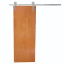 Kit Porta de Correr Verniz Lisa com Trilho Aparente Mapaf Kit Porta de Correr Verniz Lisa com Trilho Aparente Mapaf